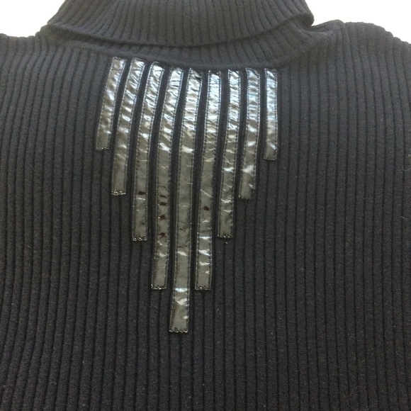 Bianca Nygard size 10/12 Faux Leather Accents - Picture 2 of 5